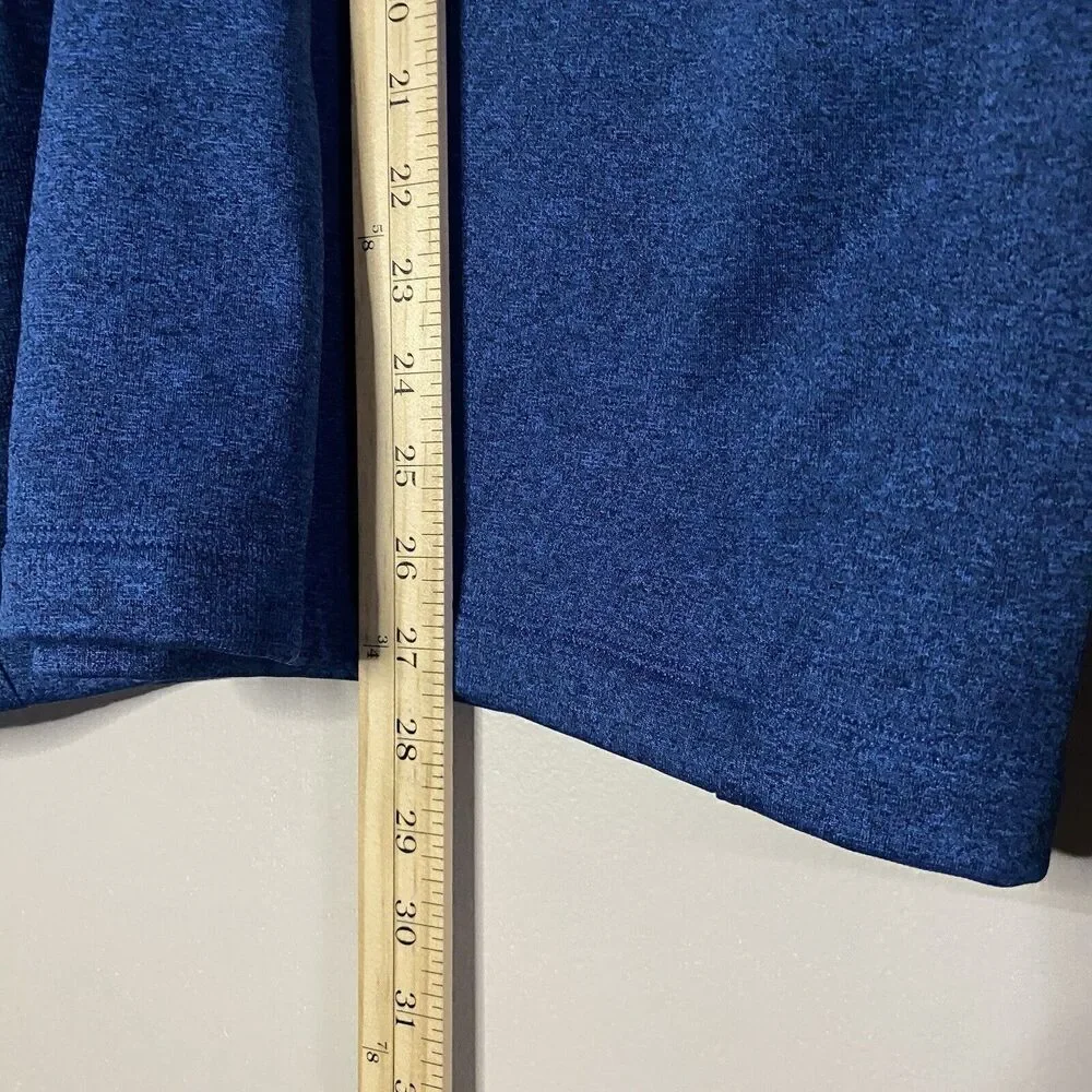 North Face Canyonlands‎ Men’s Large Blue Fleece 1/4 Quarter Zip Pullover Sweater